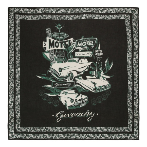 Givenchy Motel Logo Modal Silk Shawl Scarf - Picture 1 of 2